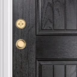 Baldwin Prestige Avendale Single Cylinder Handleset with Alcott Knob, Lifetime Polished Brass, SmartKey Security thumbnail 5