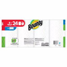 Bounty Select-A-Size White Paper Towels, 8 Triple Rolls thumbnail 3