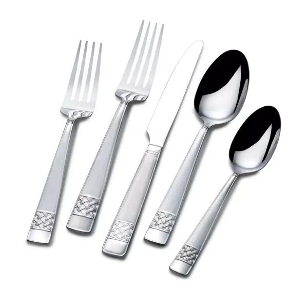 Pfaltzgraff Carlisle 16-Piece 18/0 Stainless Steel Flatware Set, Service for 4
