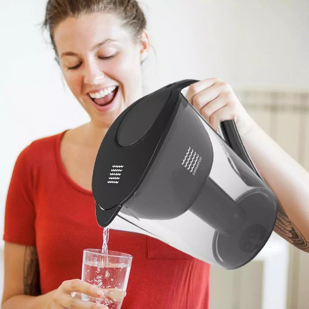 DRINKPOD Alkaline Water Pitcher 3-Pack - 3.5L Capacity Water Ionizer with 8-Stage Filtration