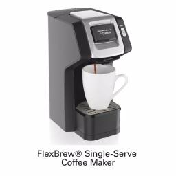 Hamilton Beach FlexBrew Black Single Serve Coffee Maker - Brews K-Cup Pods & Ground Coffee thumbnail 7
