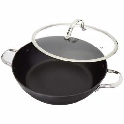 Cooks Standard 5 Qt. Hard-Anodized Aluminum Nonstick Saute Pan with Glass Lid, 12 in. thumbnail 7