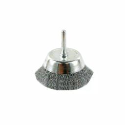 Avanti PRO 3 in. Steel Wire Cup Brush with 1/4 in. Shank thumbnail 1