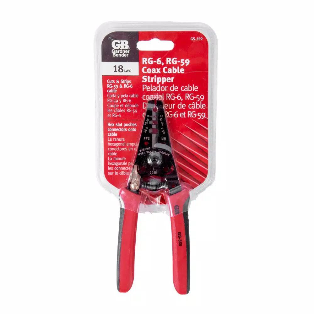 Gardner Bender Coax Cable Stripper for RG-59 and RG-6 Coaxial Cable