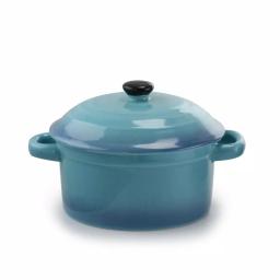 Crock-Pot Pembury 3-Piece Ceramic Casserole Dish Set with Lids, 9.6 oz, Assorted Colors thumbnail 4