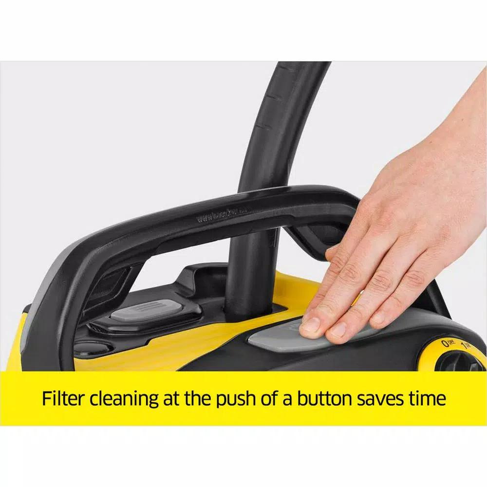 Karcher WD5/P 6.6 Gallon Wet/Dry Vacuum with 1800W Motor and Tact Filter Cleaning