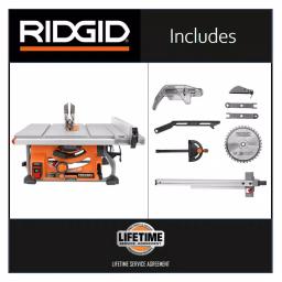 RIDGID 15 Amp 10 in. Table Saw with SoftStart Technology thumbnail 2