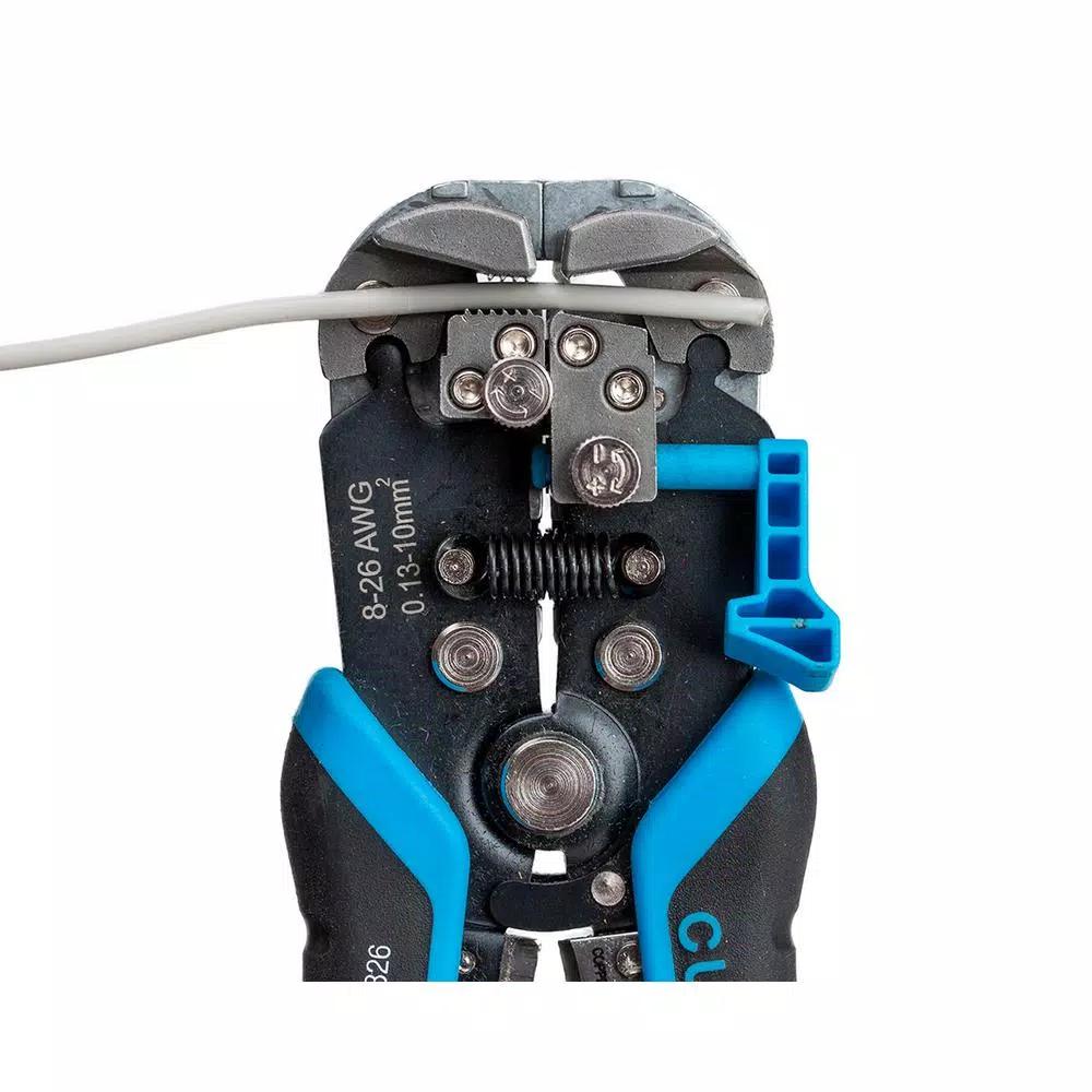Jonard Tools WSC-826 3-in-1 Wire Stripper, Crimper, and Cutter (8-26 AWG)