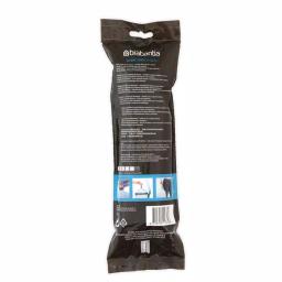 Brabantia Code X Trash Can Liners, 2.6 to 3.2 Gallon (10-12 L), 240 Count (12 Packs of 20) thumbnail 3
