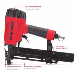 Grip-Rite 16-Gauge 2 in. Medium Crown Air Stapler with EZ-CLEAR Nose thumbnail 3