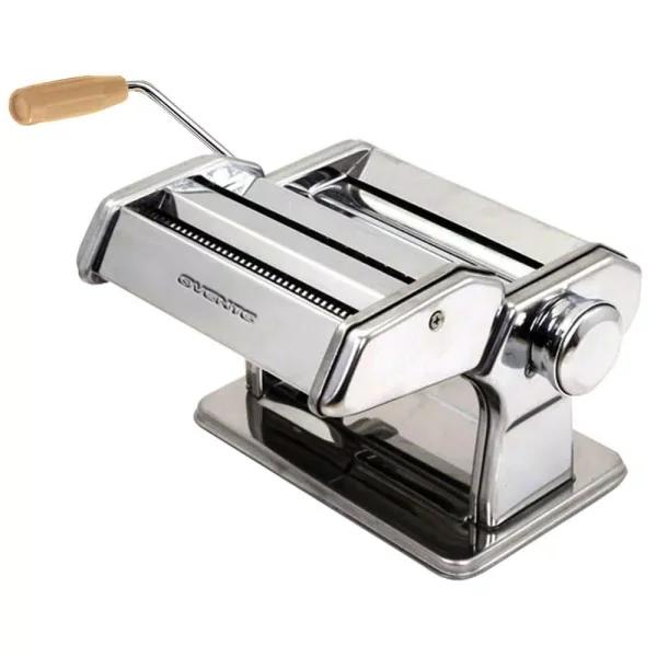 Ovente 150mm Stainless Steel Manual Pasta Maker with 7 Thickness Settings and 3 Premium Attachments