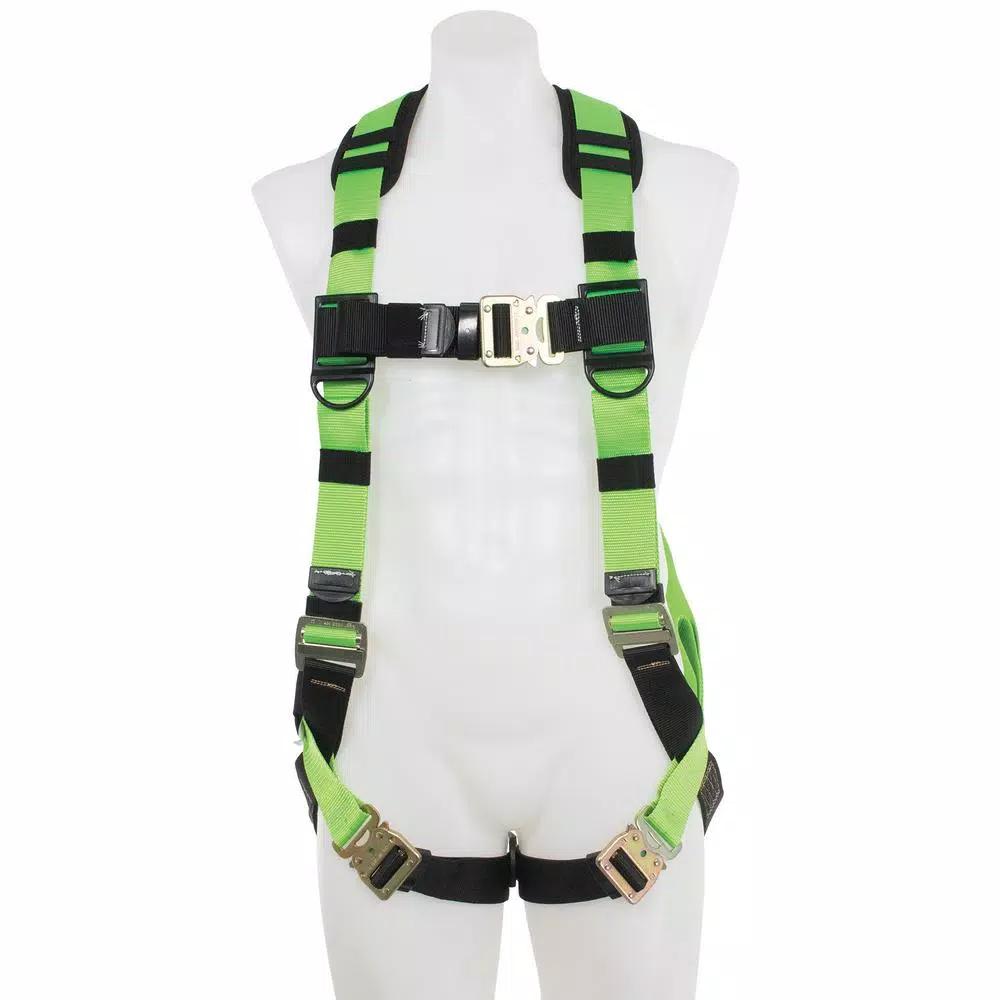 WERNER UpGear H513002 Easy-Wear Safety Harness - Green, One Size