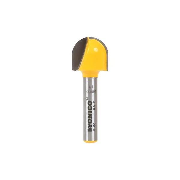 Yonico 5/8 in. Carbide Tipped Core Box Router Bit, 1/4 in. Shank