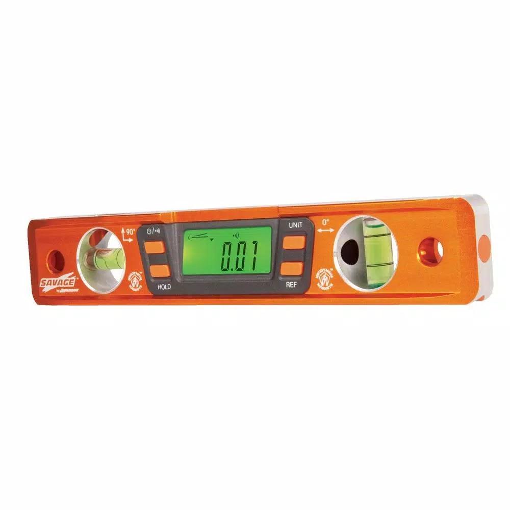 Swanson Savage 9 in. Digital Magnetic Torpedo Level with Audio Alert and Auto-Rotating Screen