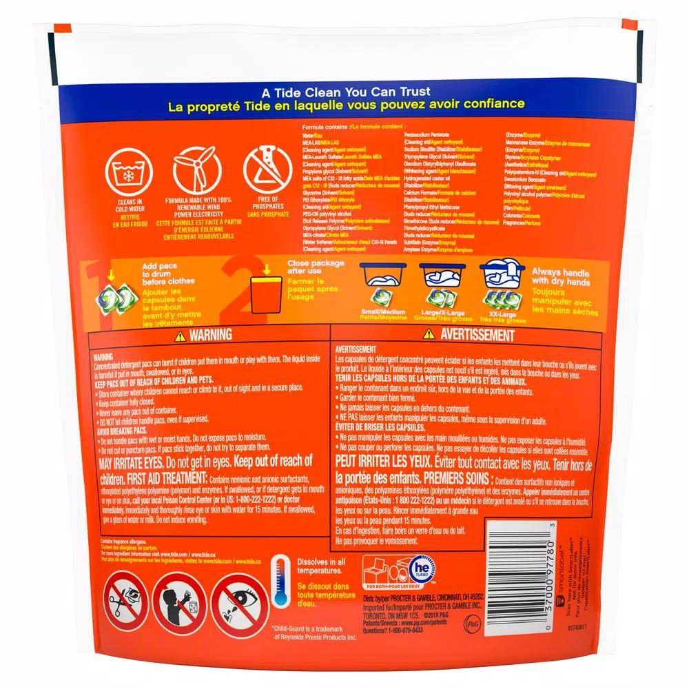 Tide PODS plus Downy Laundry Detergent Pods, April Fresh Scent, 90 Loads