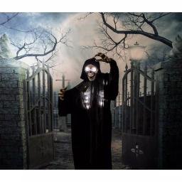 Haunted Hill Farm 5 ft. Animatronic Grim Reaper Halloween Prop thumbnail 2