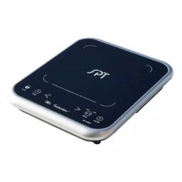 SPT 1650W Single Burner Induction Cooktop with 3.5L Stainless Steel Pot and Glass Lid, Black & Silver thumbnail 2