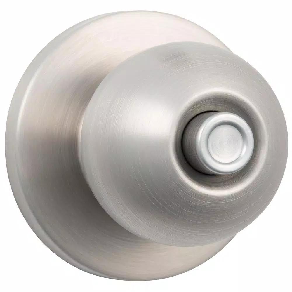 Universal Hardware ANSI Grade 2 Satin Chrome Privacy Bed/Bath Door Knob