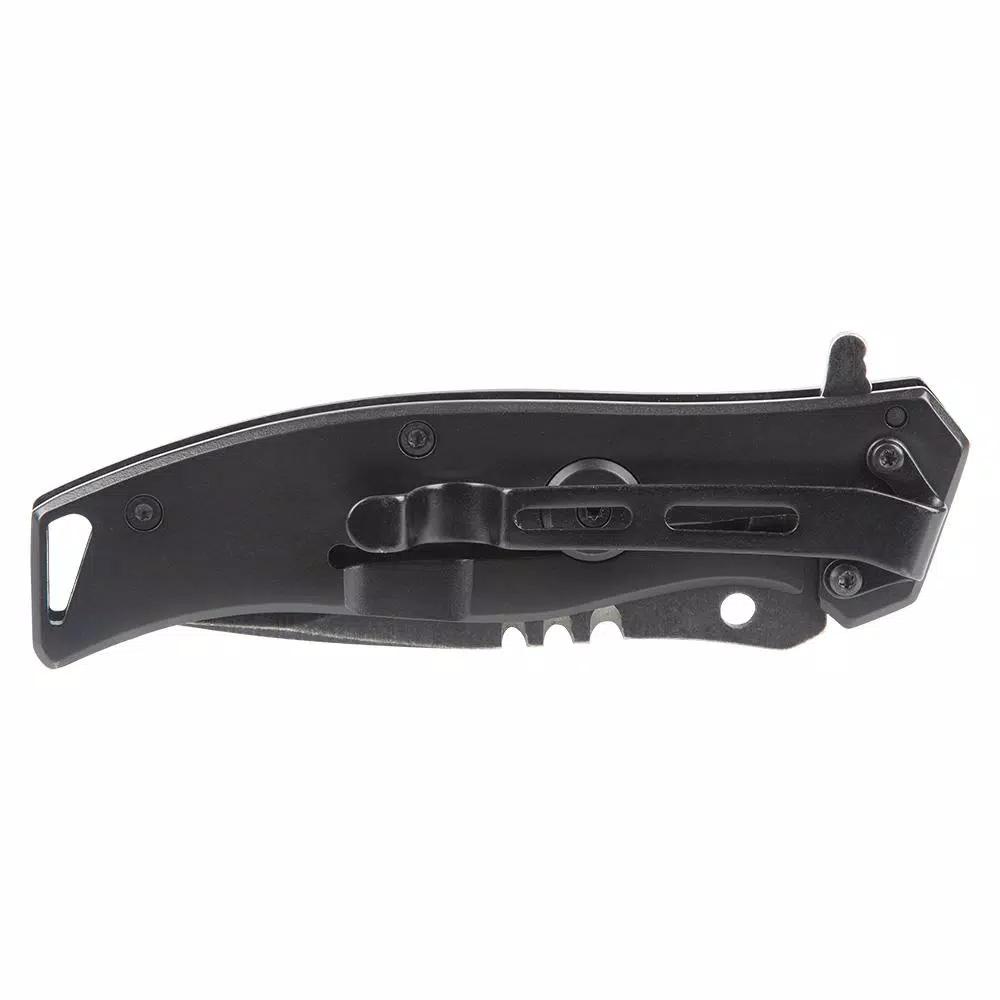 Klein Tools Electrician's Pocket Knife with Stainless Steel Drop Point Blade