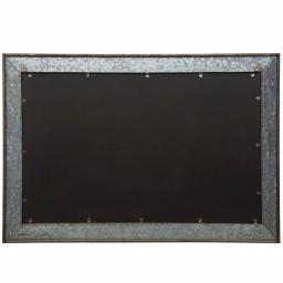 Pinnacle Rustic Galvanized Metal Framed Monthly Chalkboard Calendar Wall Mount Memo Board thumbnail 4