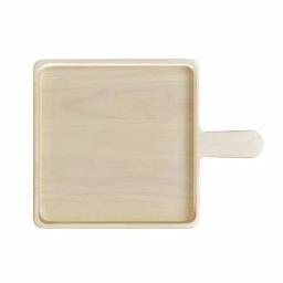 Noritake Hammock Wood 16.5 in. x 12 in. Square Wood Serving Platter, Blonde Finish thumbnail 1