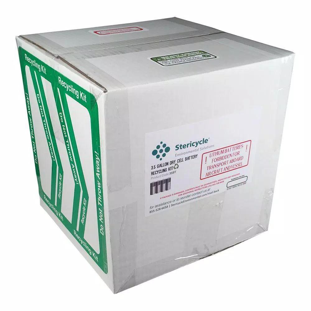 Unbranded 3.5 Gallon Dry Cell Battery Recycling Kit with Prepaid Return Label