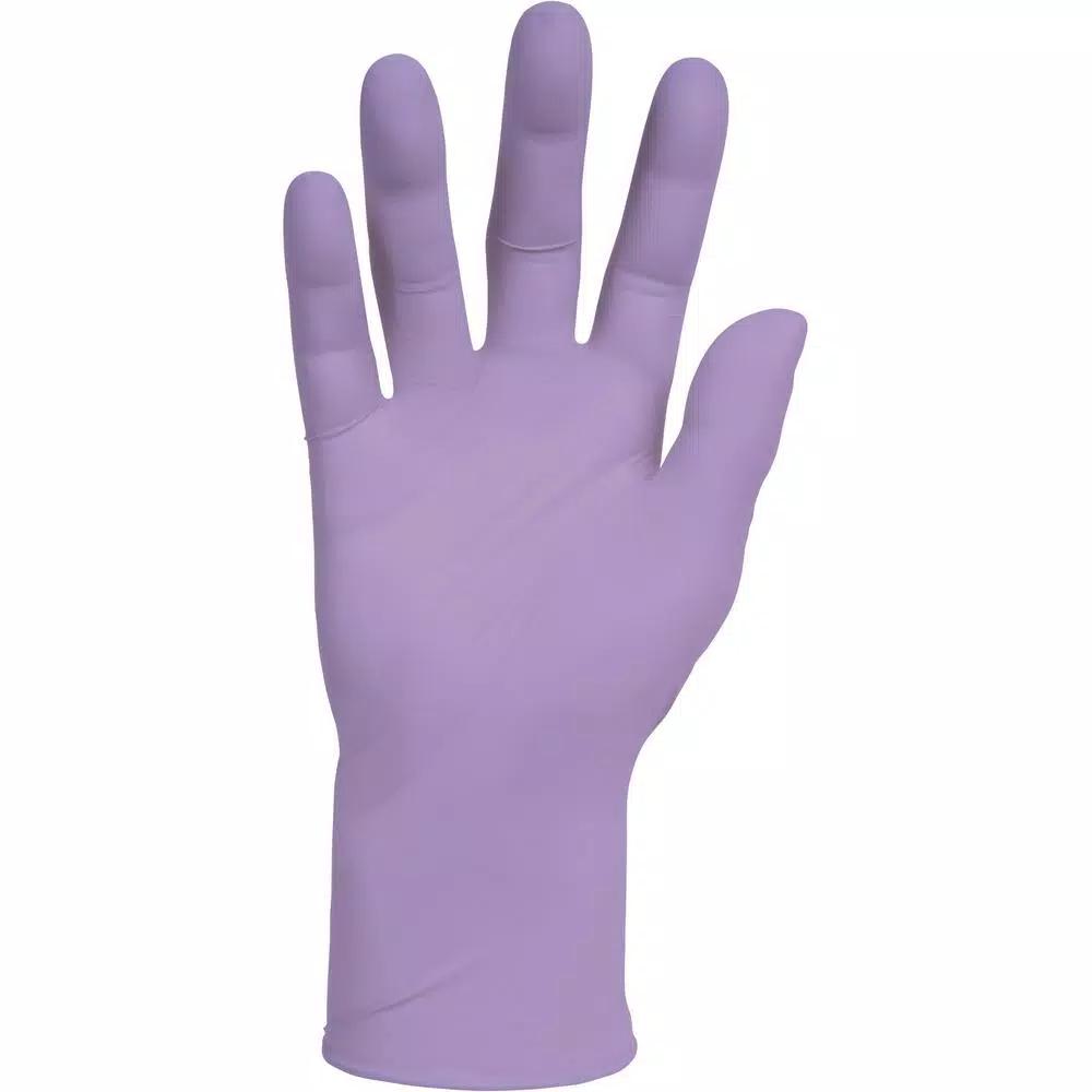 Kimberly-Clark PROFESSIONAL Lavender Nitrile Exam Gloves, Latex-Free, Powdered, Medium (250 Count)