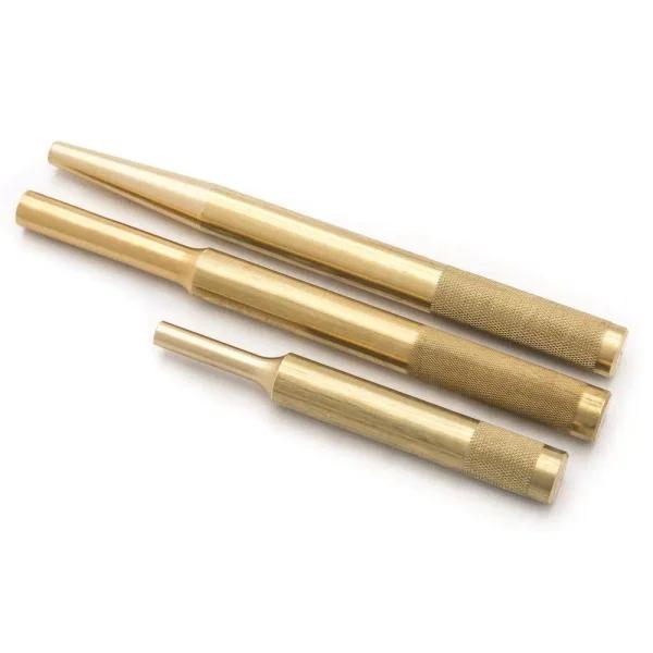 GEARWRENCH 3-Piece Brass Pin Punch Set, Non-Marring & Non-Sparking
