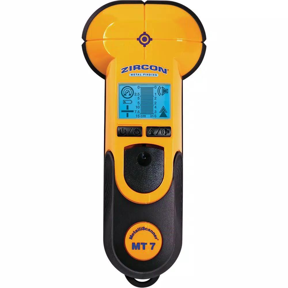 Zircon MetalliScanner MT 7 Metal Detector and Stud Sensor for Rebar, Pipes, and Non-Ferrous Metals
