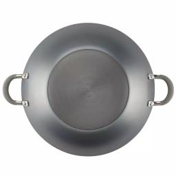 Circulon Elementum 14-Inch Hard-Anodized Nonstick Covered Wok with Side Handles, Oyster Gray thumbnail 3