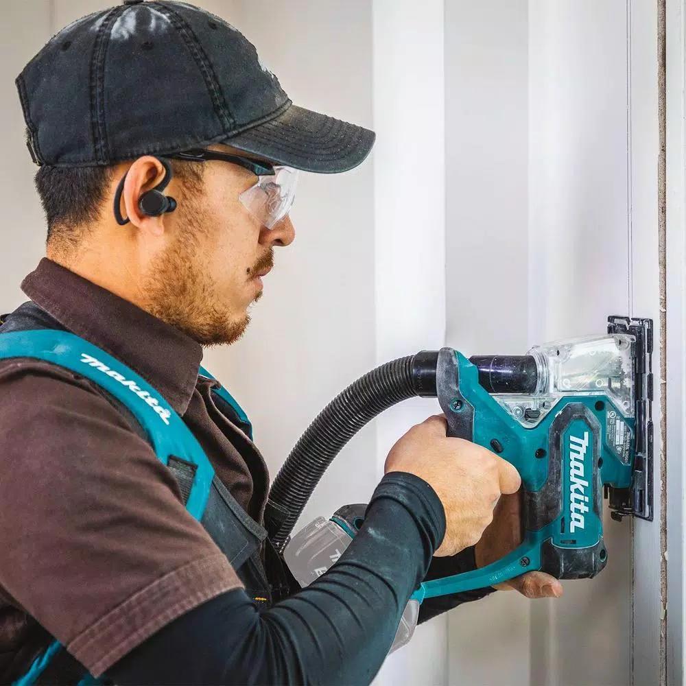 Makita 18V LXT Brushless 9 in. Drywall Sander Kit with Bonus Cut-Out Saw (XLS01T + XDS01Z)
