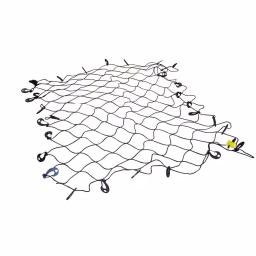 Erickson 72 in. x 96 in. Pickup Truck Cargo Net with 32 Hooks and Storage Bag thumbnail 1