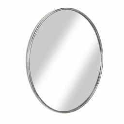 Martin Svensson Home Contemporary Round Pewter Metal Frame Accent Mirror, 36 in. x 36 in. thumbnail 3