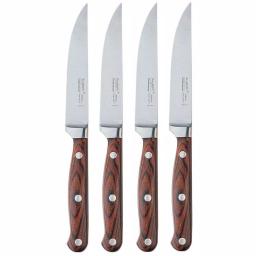 BergHOFF Pakka Wood 12-Piece Stainless Steel Steak Knife Set with Full Tang Construction thumbnail 2