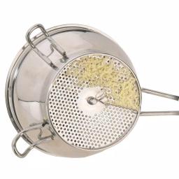 GEFU Stainless Steel Food Mill with 2 Interchangeable Discs and Scraper, 2 Qt. thumbnail 2