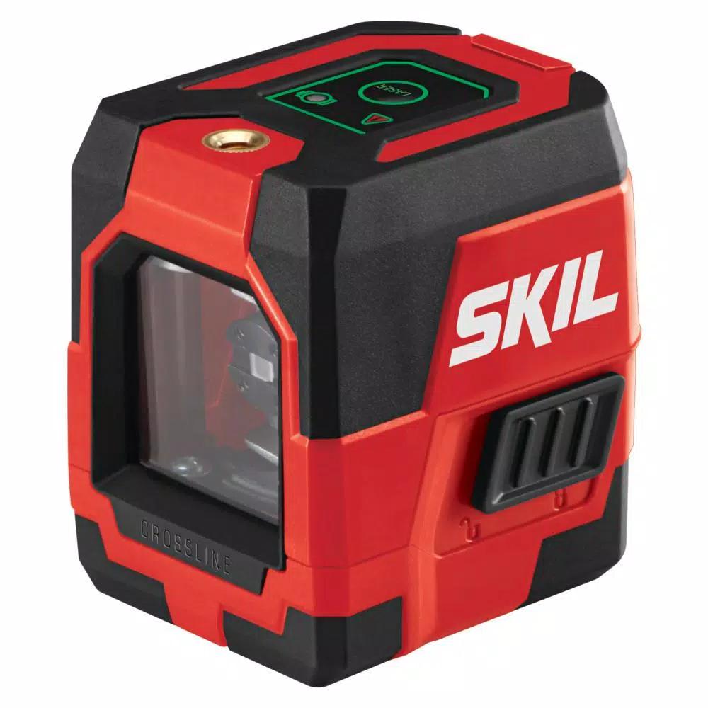 Skil Self-Leveling Green Cross Line Laser Level with Measuring Marks