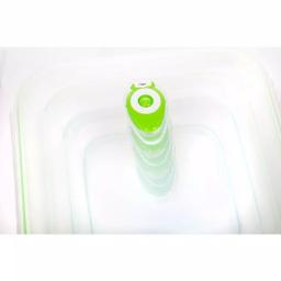 Ozeri INSTAVAC Green Earth 8-Piece Food Storage Container Set with Vacuum Seal and Locking Lids thumbnail 7