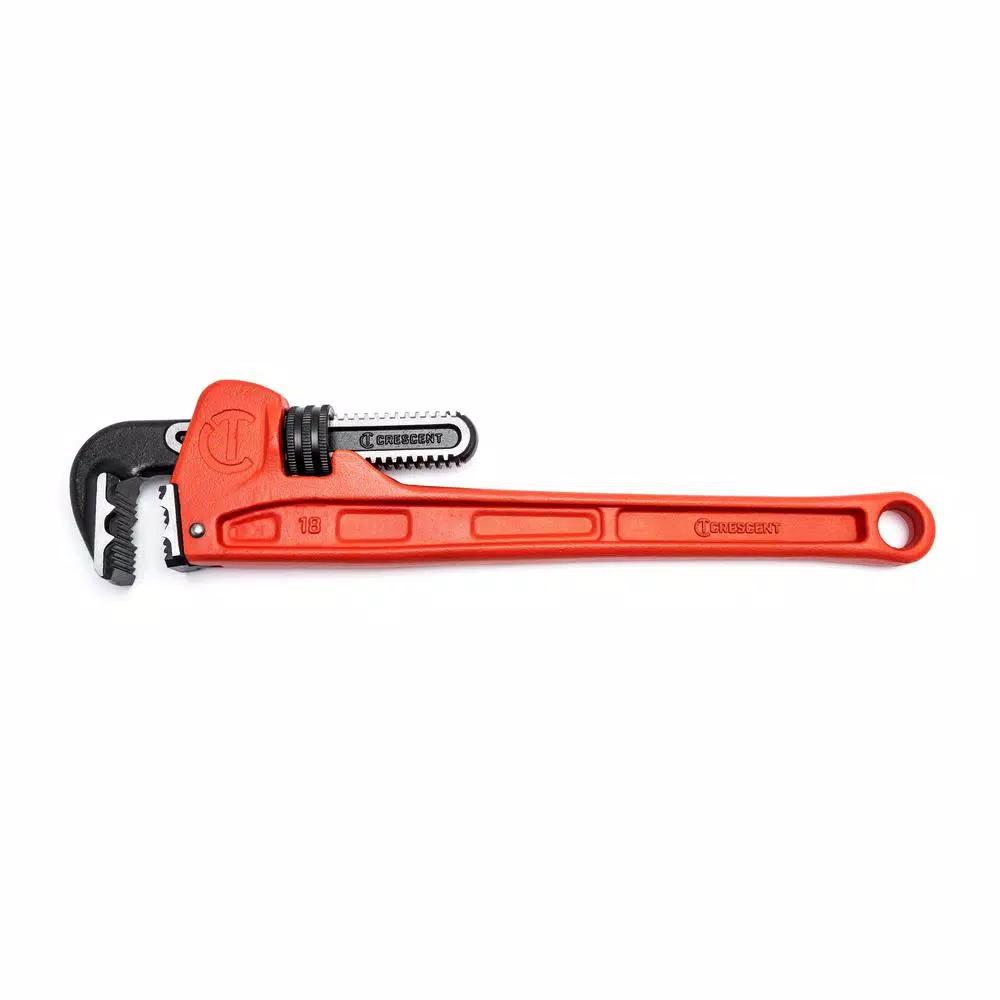 Crescent 18 in. Cast Iron Pipe Wrench with K-9 Angle-Access Jaws