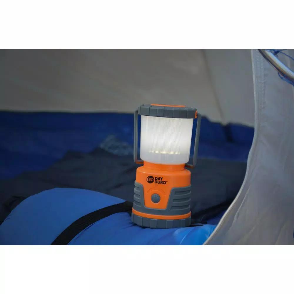 UST Duro LED 700 Lumen Battery Powered 30-Day Lantern, Water Resistant, Orange