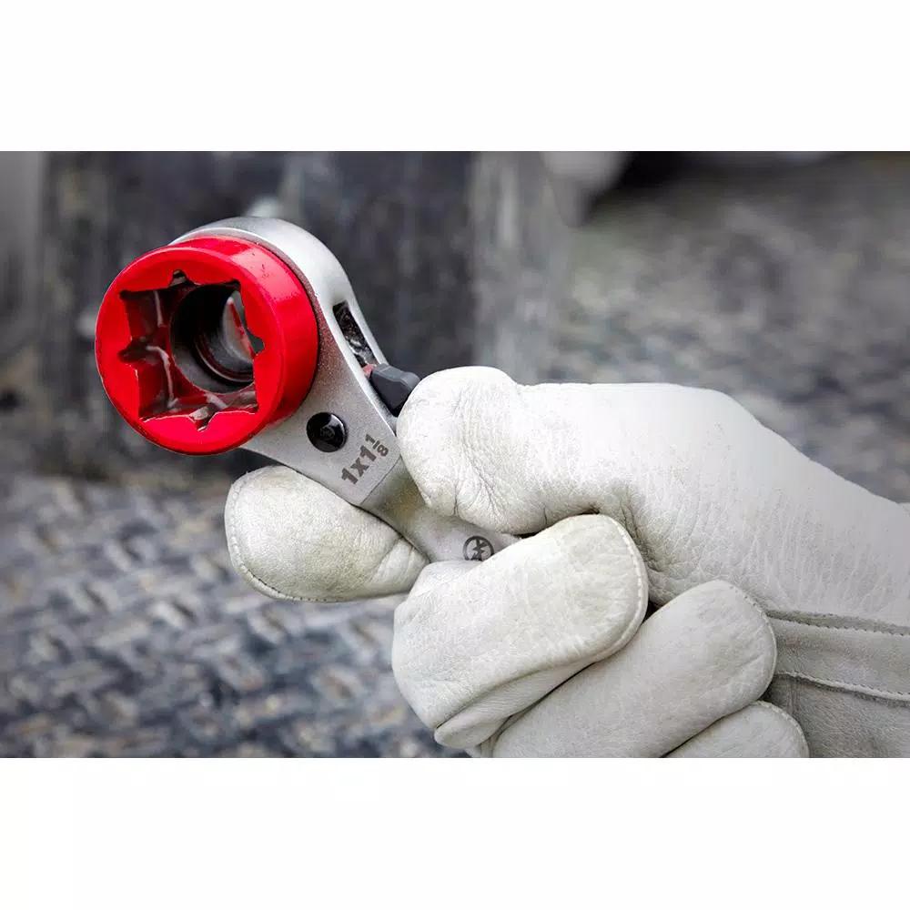 Milwaukee Lineman's 5-in-1 Ratcheting Wrench with Milled Strike Face