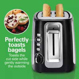 Hamilton Beach Sure-Toast 2-Slice Stainless Steel Wide Slot Toaster, 800W thumbnail 4