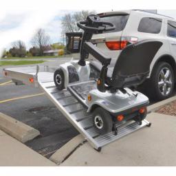 Erickson Deluxe Aluminum Mobility Hitch Cargo Carrier with Ramp, 400 lb. Capacity, 2 in. Receiver thumbnail 3