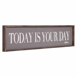Pinnacle Patton Wall Decor Dr. Seuss Today Is Your Day Framed Wood Wall Art, 49 in. x 11 in. thumbnail 3