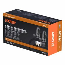 CURT Aluminum Kayak Roof Rack Carrier, 75 lb Capacity, Universal Fit thumbnail 13