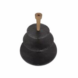 Boska 3-Tier Slate and Oak Cheese Party Tower Serving Tray thumbnail 2