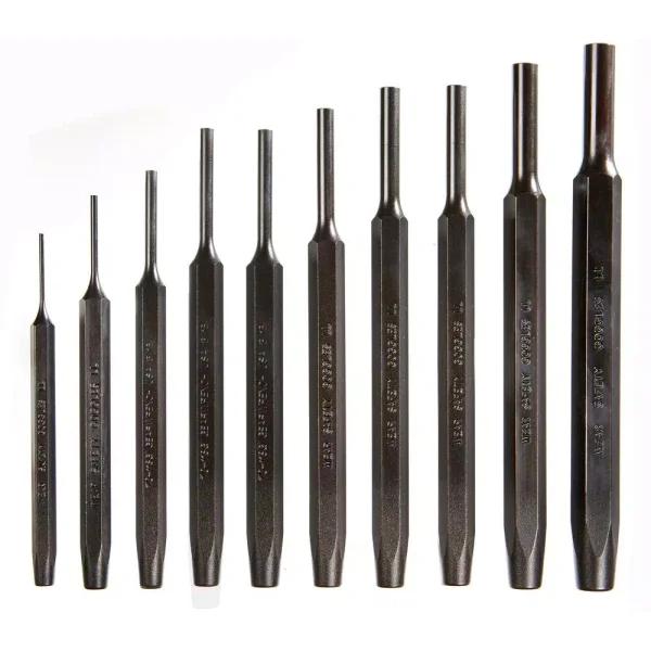 GearWrench 10-Piece Tool Steel Pin Punch Set