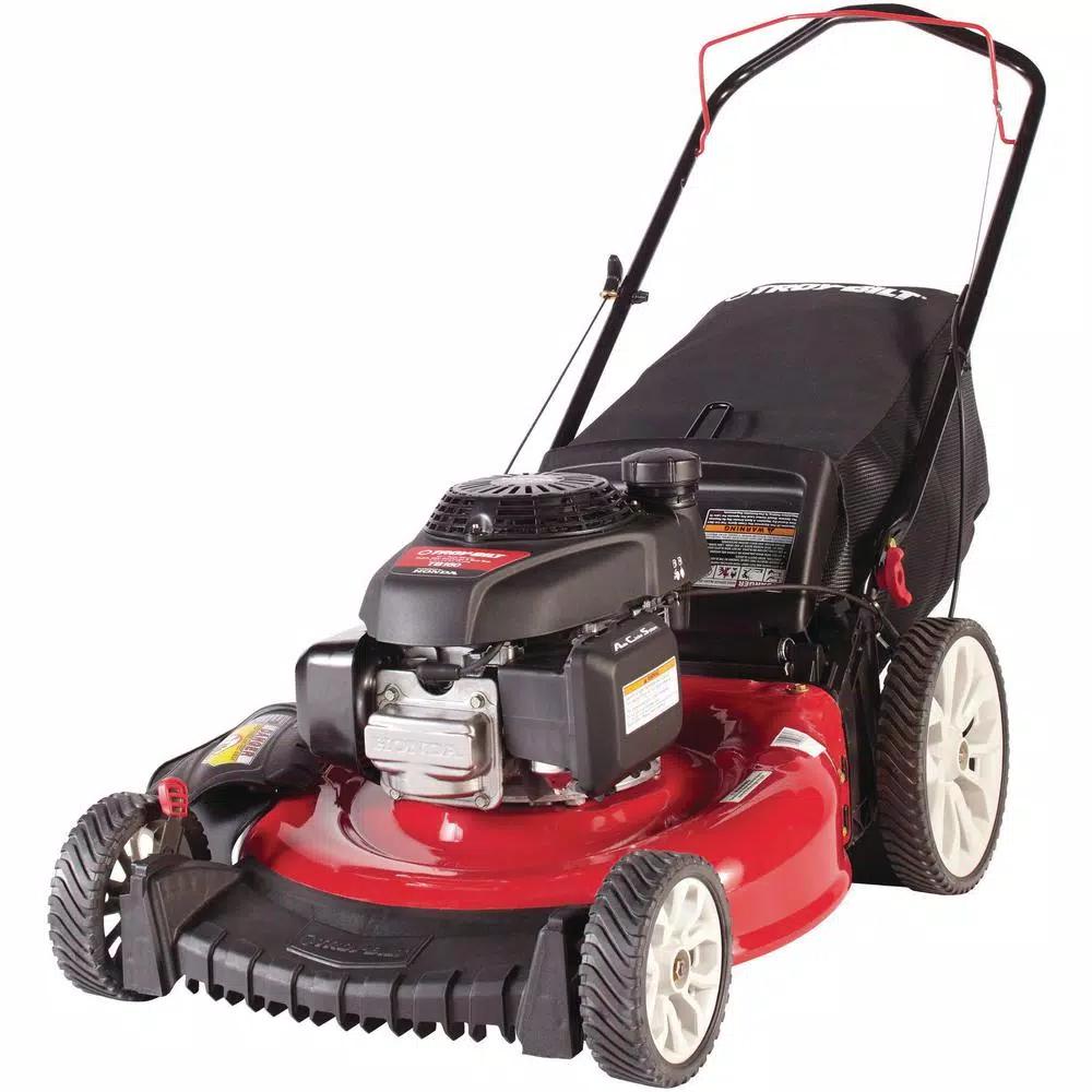 Troy-Bilt 21 in. Gas Push Mower with 160cc Honda Engine and TriAction Cutting System