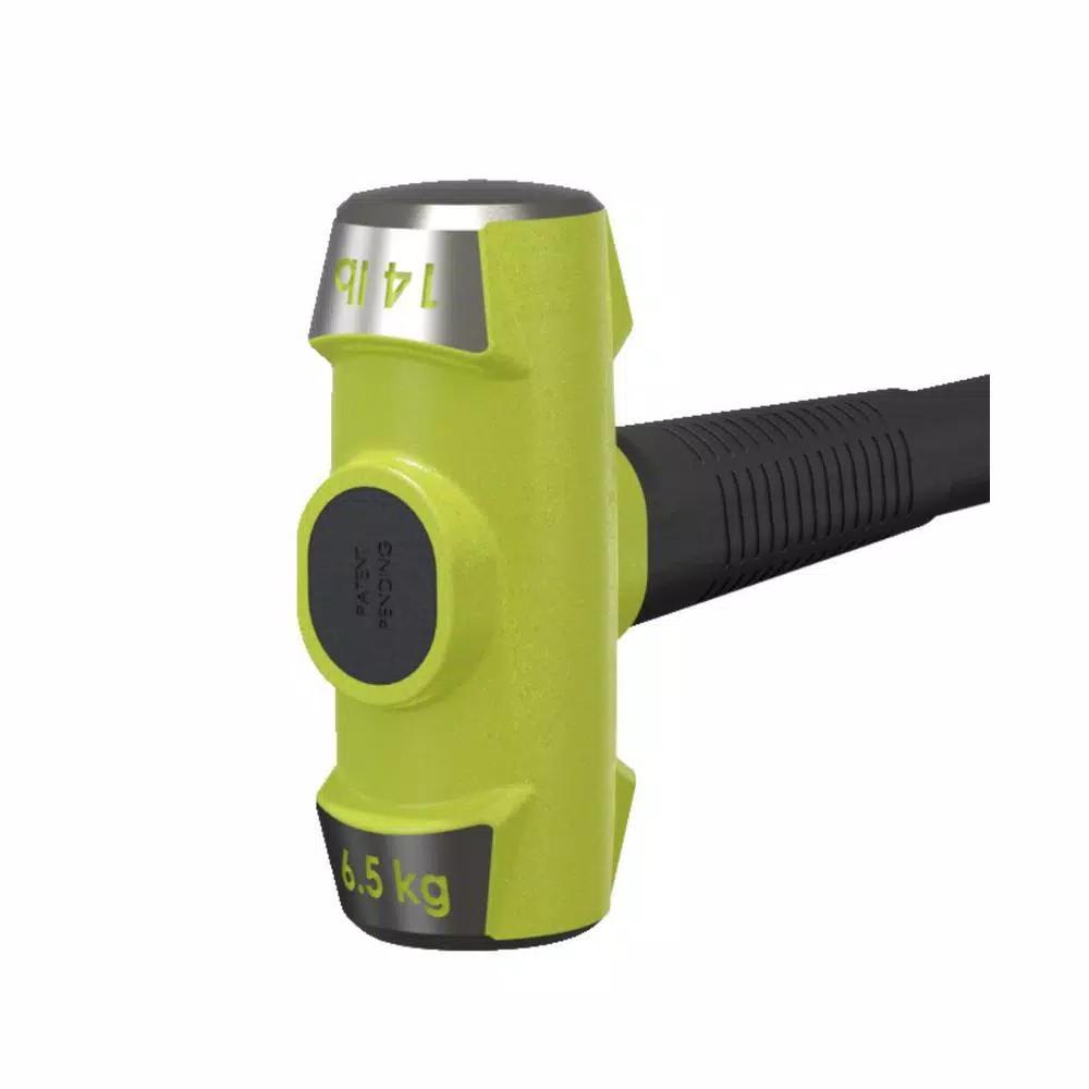 Wilton B.A.S.H. 14 lb. Sledge Hammer, 36 in. Handle, Unbreakable Handle Technology