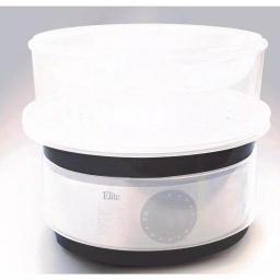Elite Platinum EST-2301 3-Tier Stainless Steel Food Steamer, 8.5 Qt. thumbnail 2