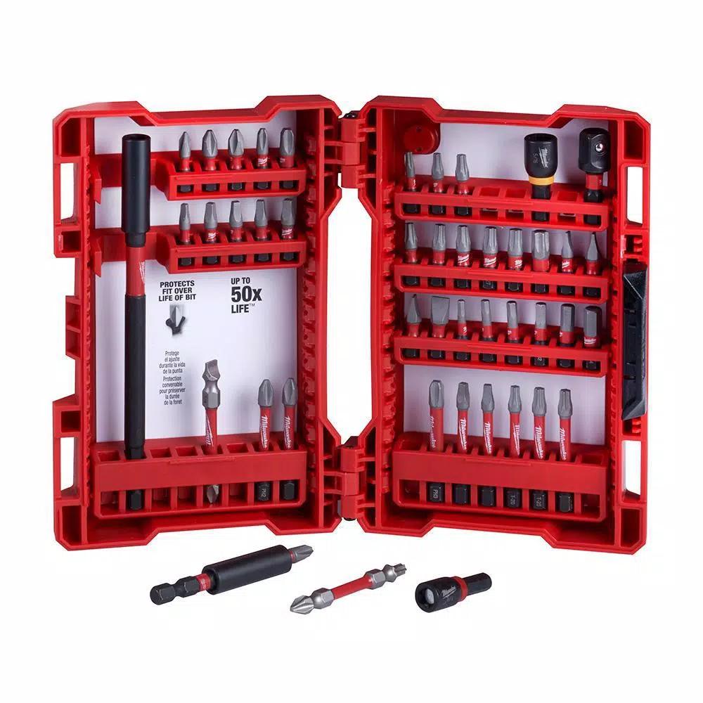 Milwaukee SHOCKWAVE Impact Duty Titanium Drill Bit and Driver Bit Set, 60-Piece